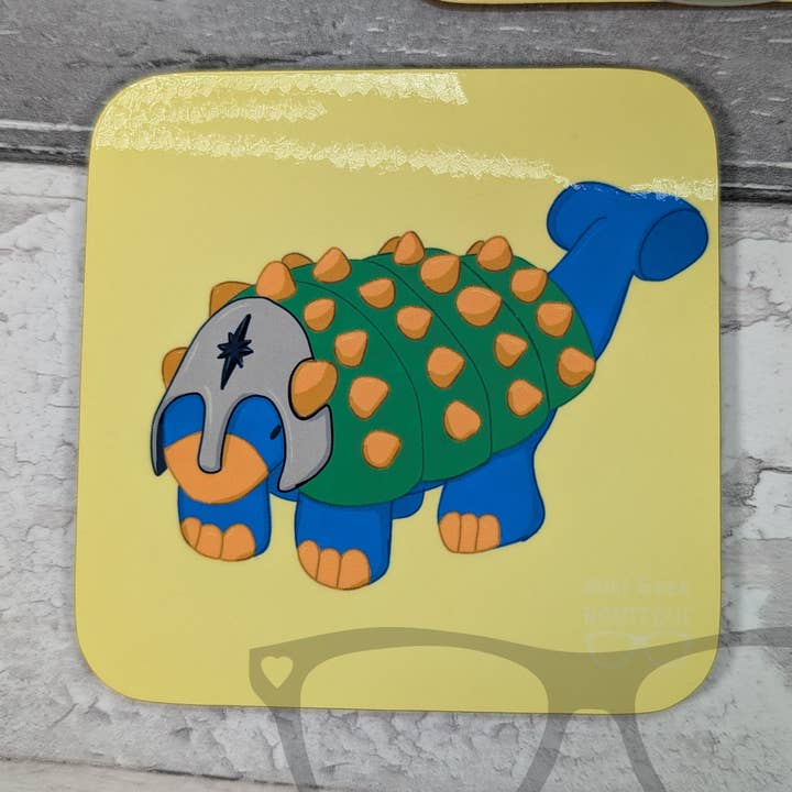 Hank the Paladin Coaster for wholesale by Mini Geek Boutique