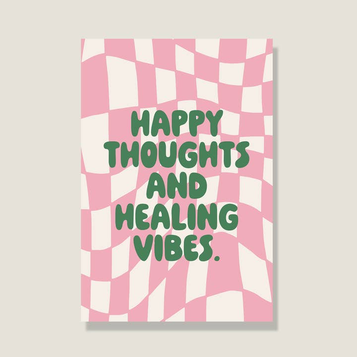 Postkort 'Glade tanker' for engroshandel hos LIFEOFLONE