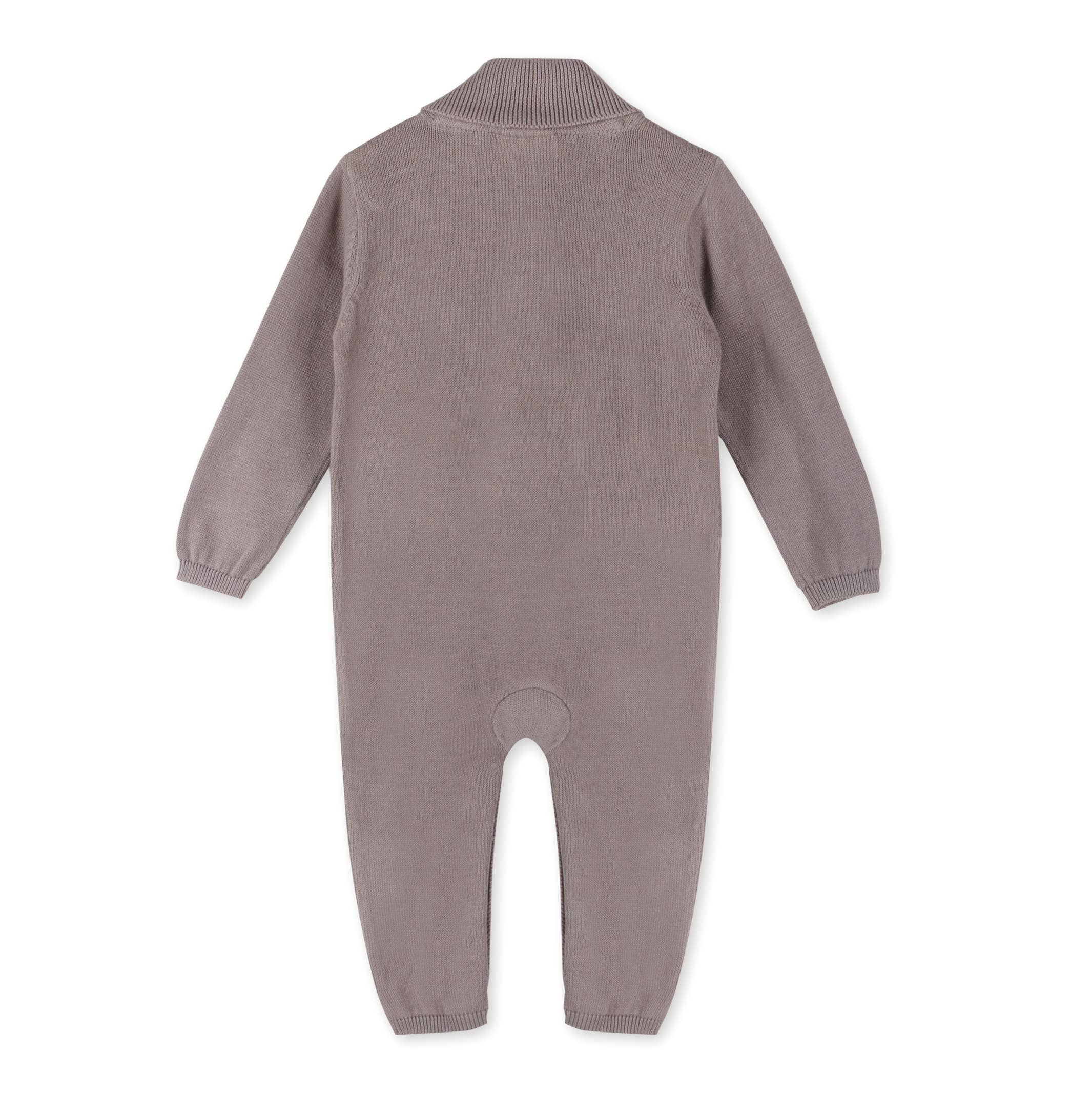 Viverano Organics - Wholesale Jumpsuit - Baby - Milan Shawl Sweater Knit Baby Jumpsuit (Organic cotton)5