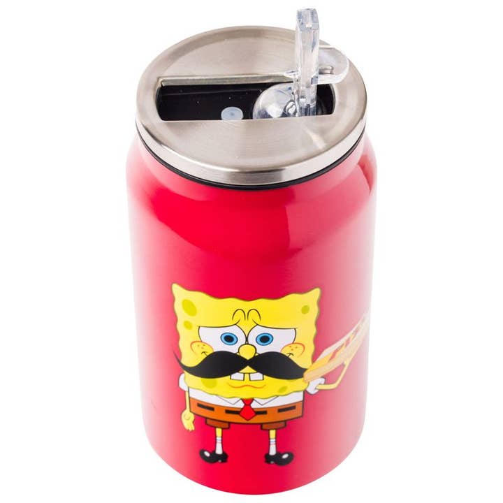 Silver Buffalo - Wholesale Drinking Glass/Cup - SpongeBob Diet Dr Kelp 8.7Oz SS Double Wall Can Shape Cup4