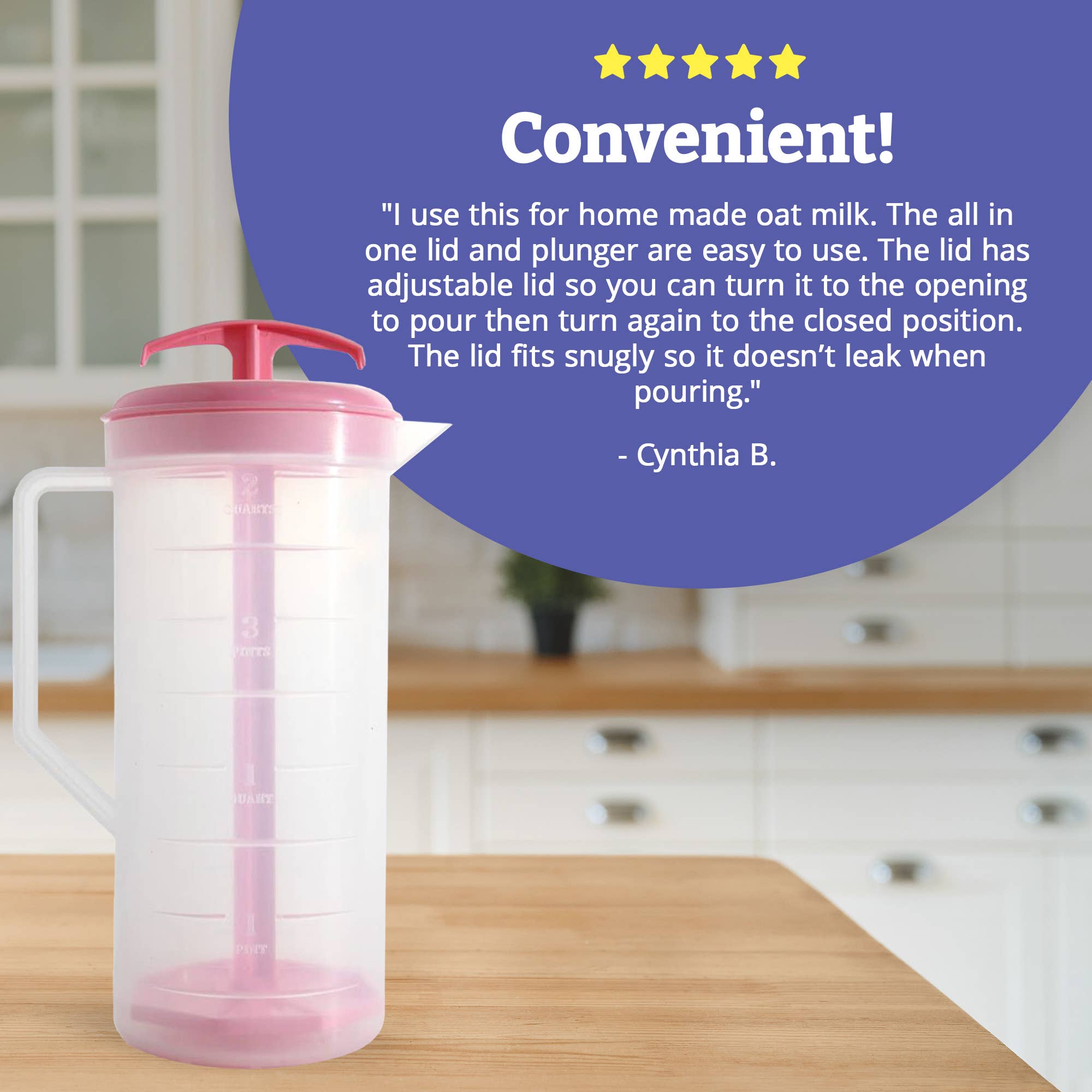 JBK Pottery – wholesale Pitcher – Mixing Pitcher - 2 Quart Capacity - Pink7