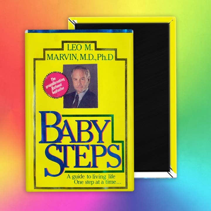 Imán para nevera Baby Steps What About Bob para venta al por mayor de The Foxy Hipster