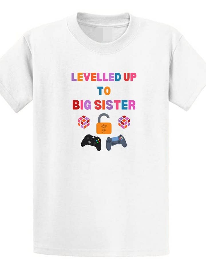 Camiseta Big Sister para bebés y niños de Second Ave para venta al por mayor de Second Ave Gift Company