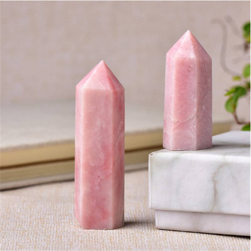 Moon Rituals - Wholesale Spiritual Stone/Crystal - Pink Opal Tower - Emotional Healing3