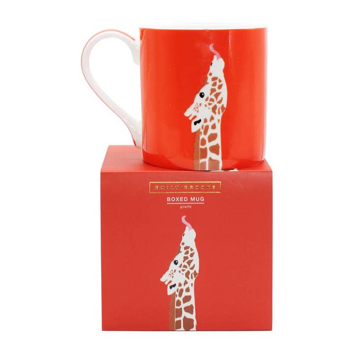 Emily Brooks Boxed Mug Giraffe for wholesale by My Gifts Trade