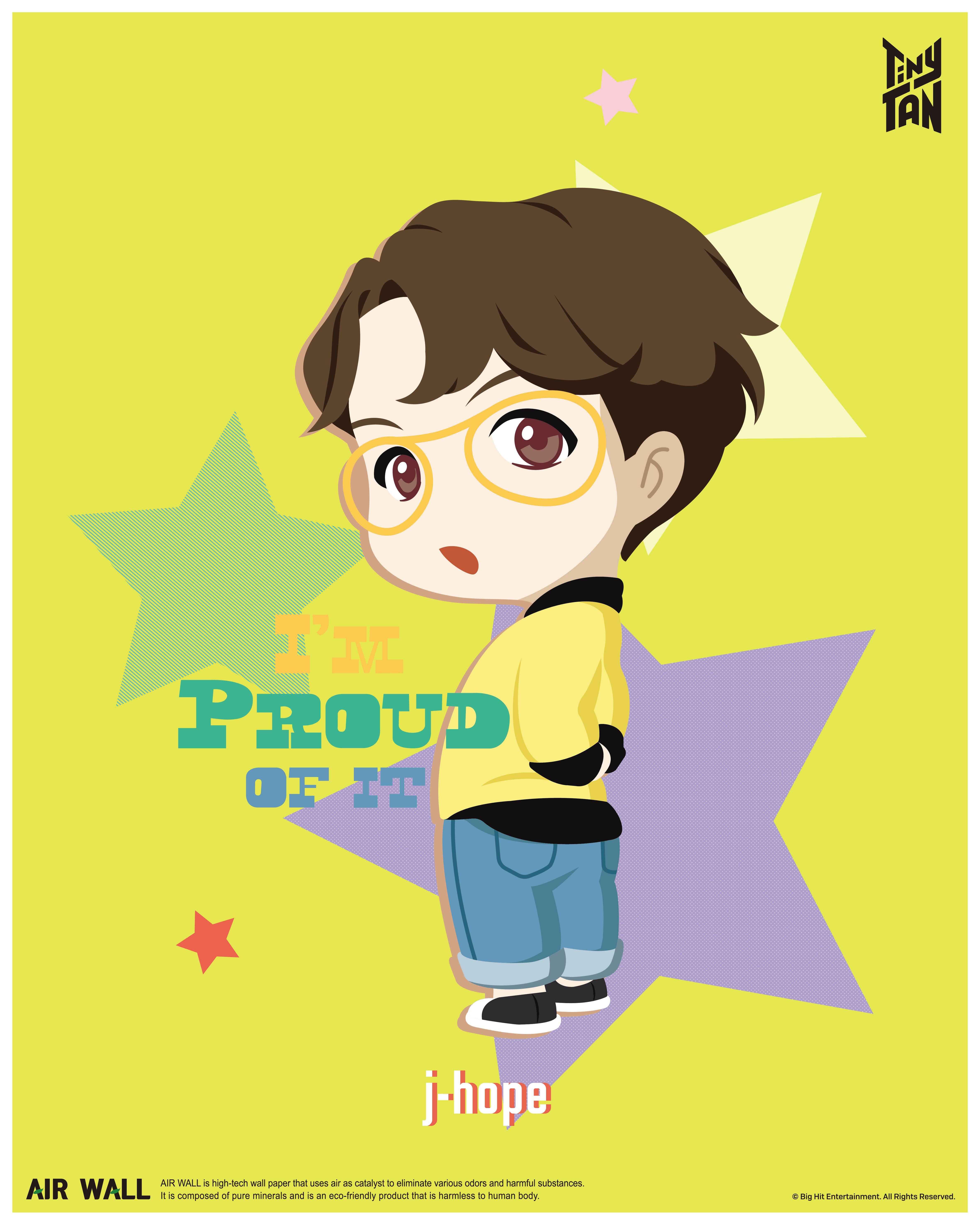 DYNAMART – Großhandel Poster – BTS TinyTan IDOL Air Purifying Wandposter6