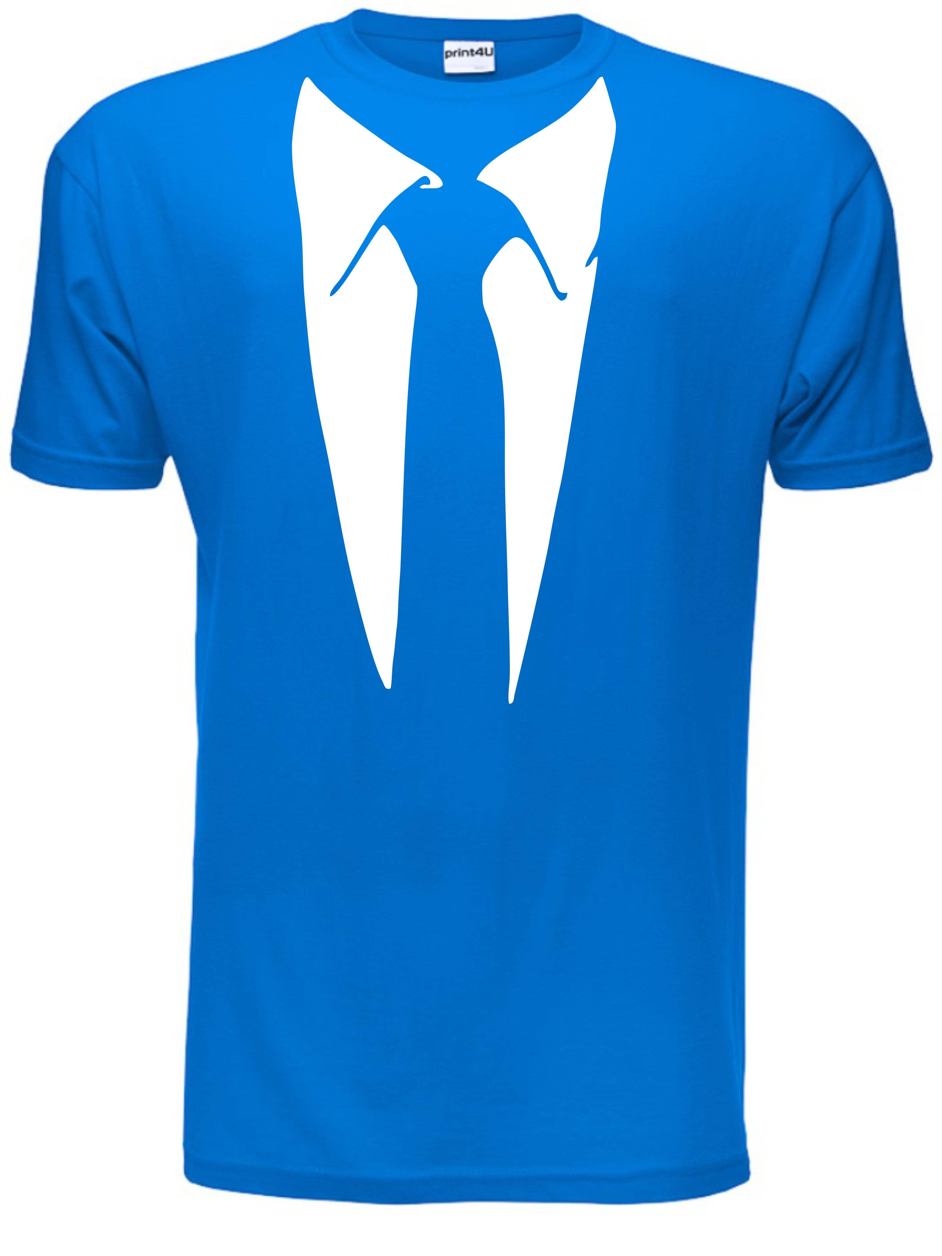 Print4U – wholesale Screen printed t-shirt – Men′s – Tie With Collar Tuxedo Funny Gift Mens T-Shirt Size S-XXL4