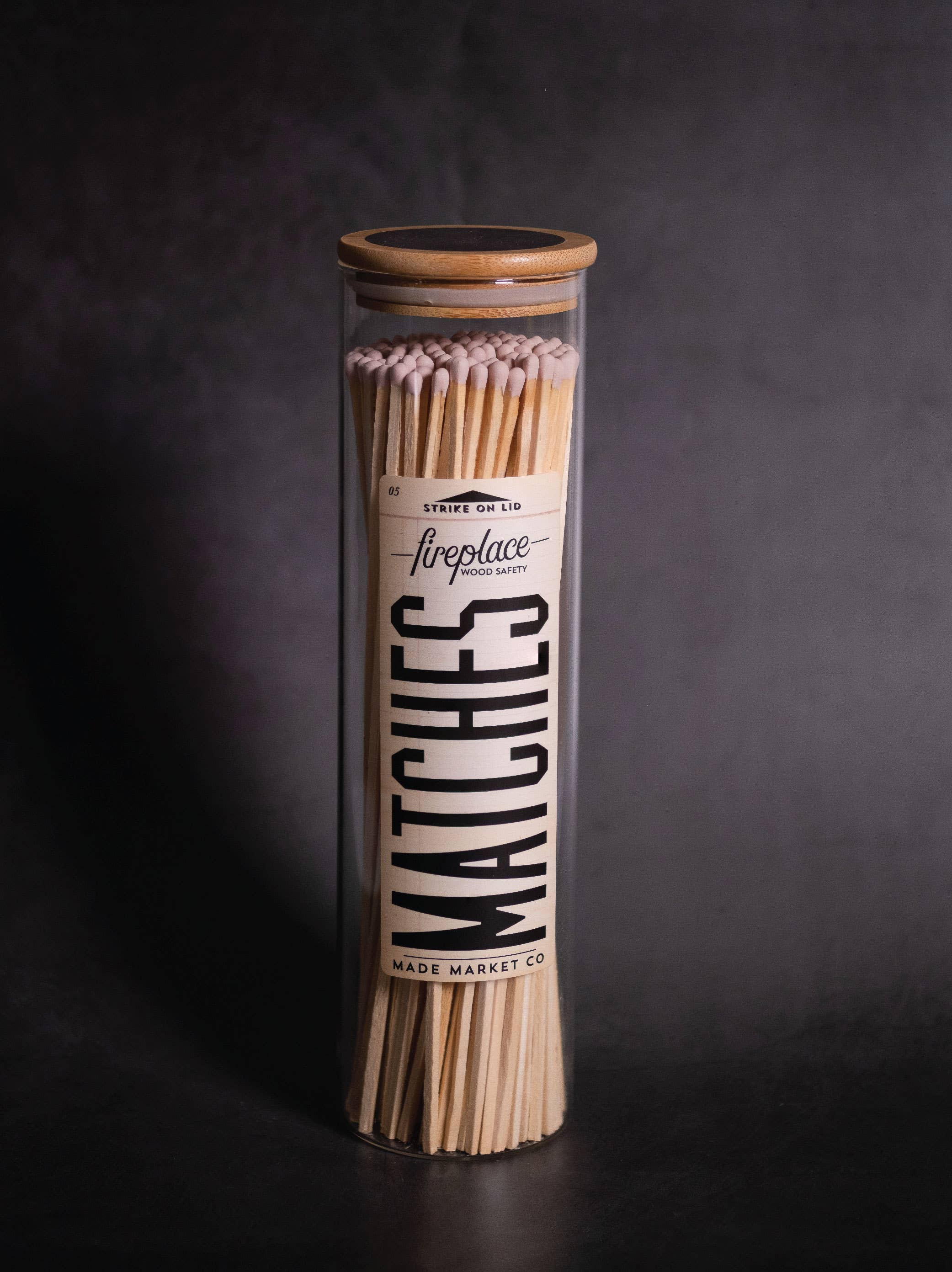 Made Market Co. – wholesale Matches – Fireplace vintage Apothecary Matches - 9 color options9