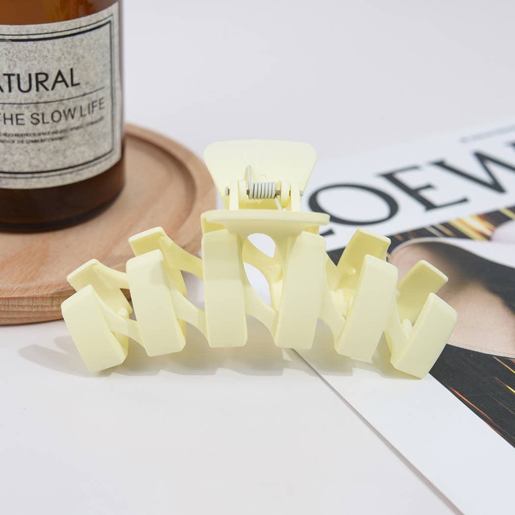 TheDivaSoap - Wholesale Hair Clip - Women's - Large Matte Zig Zag Hair Claw Clip7