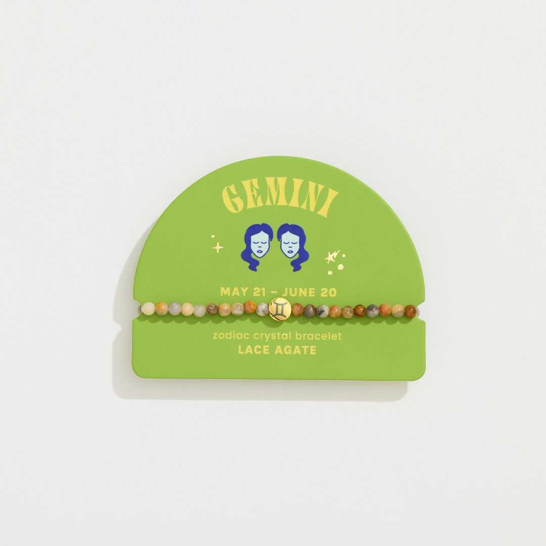 GeoCentral - Wholesale Beaded Bracelet - Gemini Mini Zodiac Bracelet – 4mm Crystal Beads1