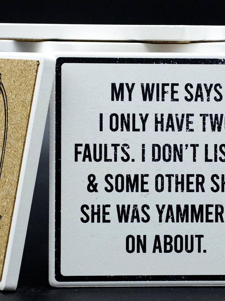 !Coasters Two Faults for wholesale by Mason Jar Label