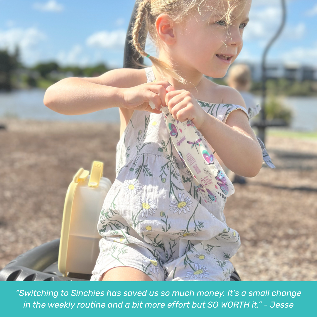 Sinchies - Wholesale Food storage wrap/bag - Sinchies 150ml Reusable Food Pouches - Flutterbys9