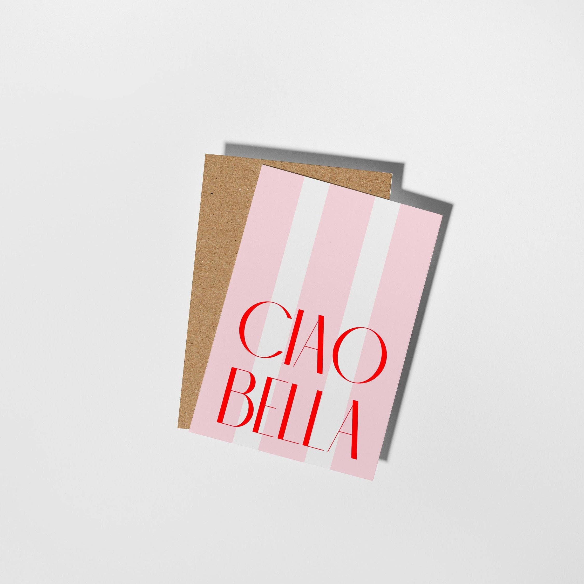 PulpKo - Vente Carte de vœux classique - Carte Ciao Bella2