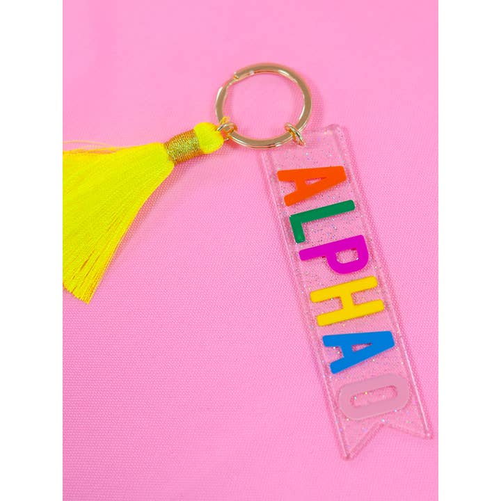 Duo Threads - Wholesale Keychain - Women's - Tassel Sorority Key Fob9