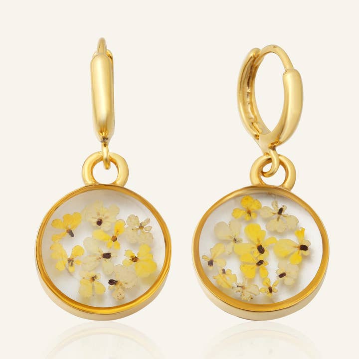 Boucles d'oreilles Honeybun Circle pour la vente par fioreldesign