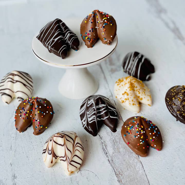 Chocolates Unlimited by Denise - Wholesale Chocolate Covered Sweets - Chocolate Dipped Fortune Cookies3