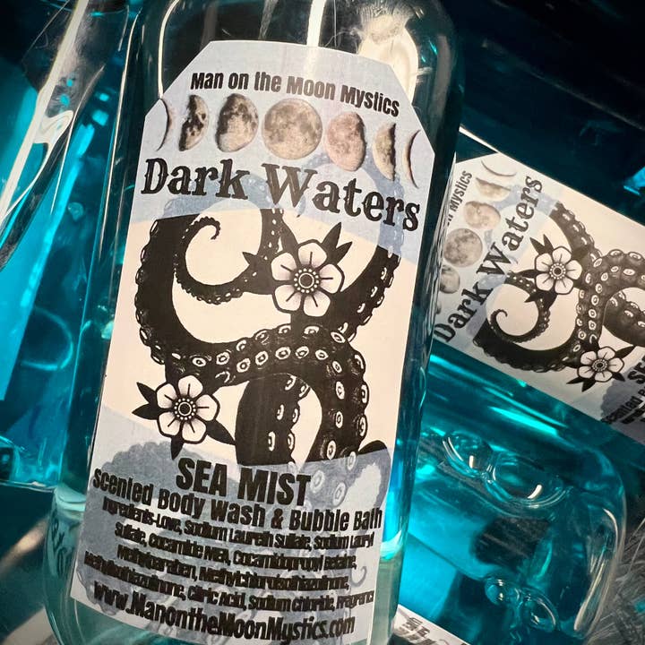 Man on the Moon Mystics - Wholesale Body Wash/Shower Gel - Dark Waters Body Wash & Bubble Bath
