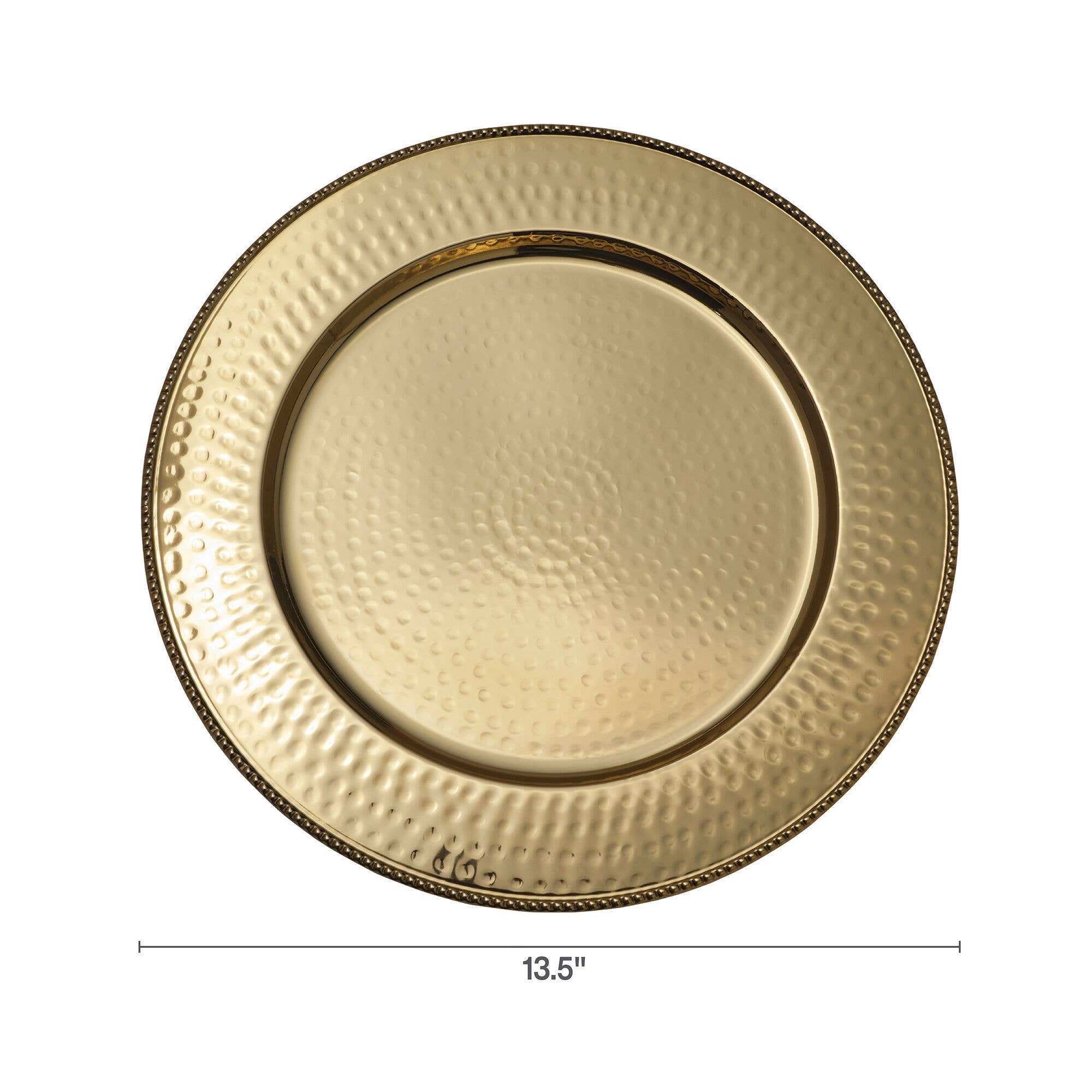 Lifetime Brands Silverwarehouse - Wholesale Charger Plate - Mikasa Set of 4 Gold Finish Charger Plates4