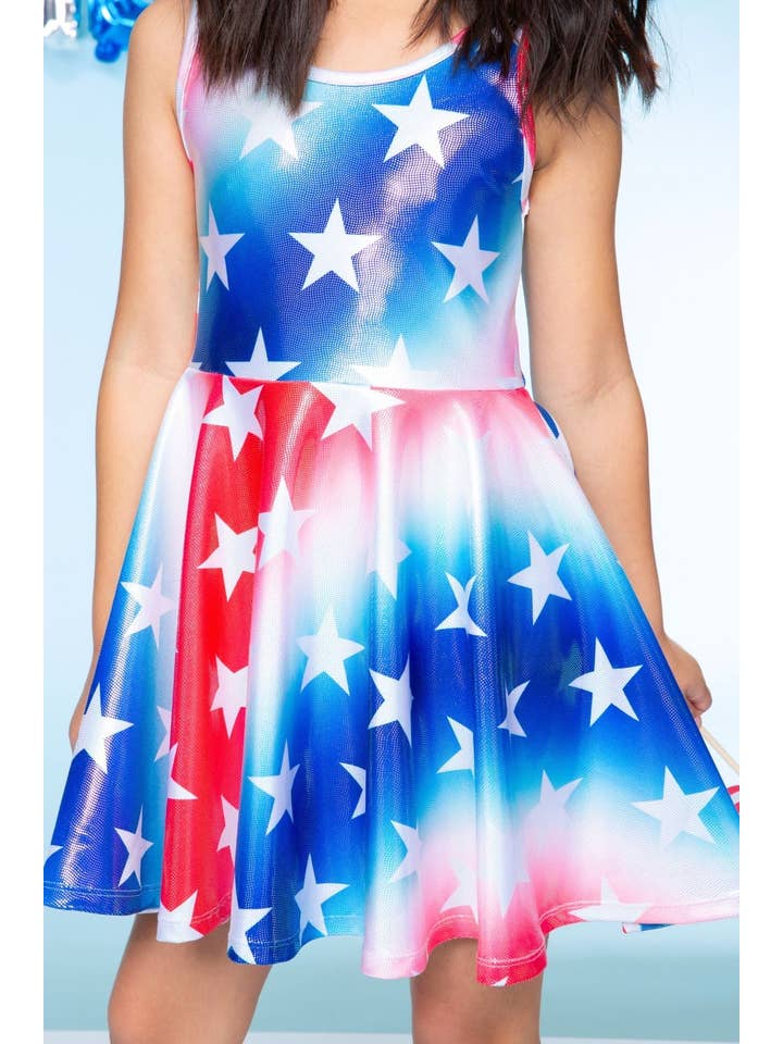 PixieLane - Wholesale Dress - Kids - Glitter Tank Super Twirl Dress38