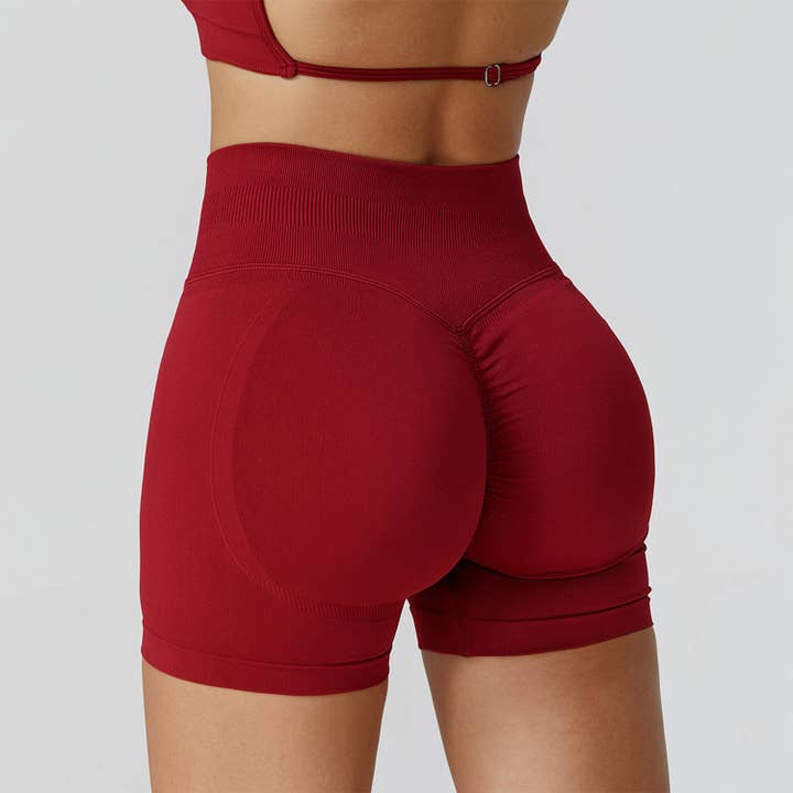 Crave by FW - Wholesale Athletic Shorts - Women's - High Waist Workout Short Tummy Biker Shorts16