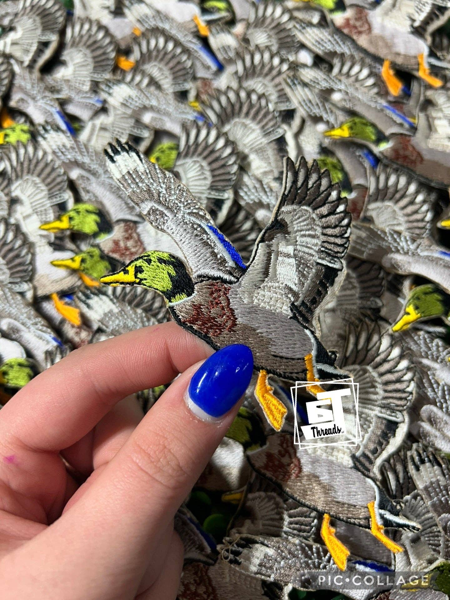 6j Threads LLC - Wholesale Patch - Flying Duck....Cap Patches Only0