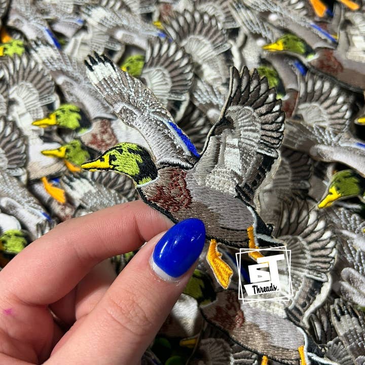 6j Threads LLC - Wholesale Patch - Flying Duck....Cap Patches Only