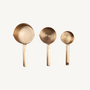 Wholesale Gold Stainless Steel Measuring Cups Set for your store - Faire