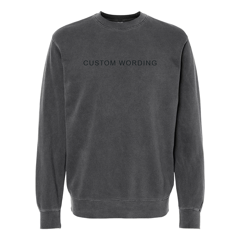 Jupmode - Wholesale Graphic Sweatshirt - Unisex - Custom Embroidered Tone on Tone Sweatshirt4