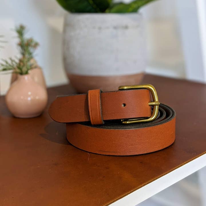 Integral Leather - Wholesale Belt – Men's - Groomsmen Leather Belt Personalised Best Man Gift | Full Grain | Fitted Size | Father's Day Wedding3