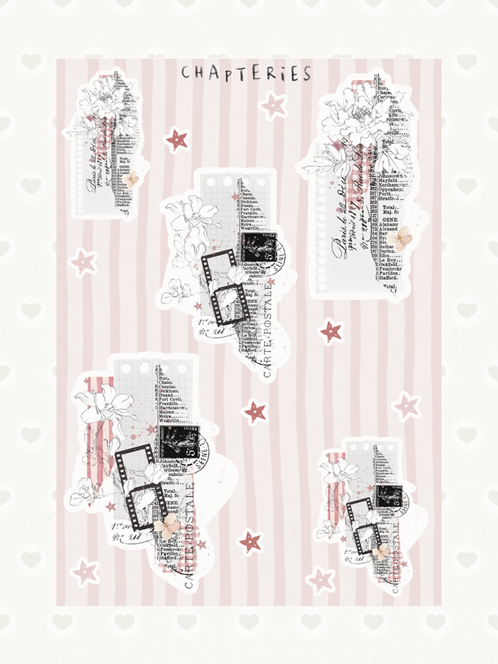 Chapteries - Wholesale Sticker - Sticker sheet - S-2501