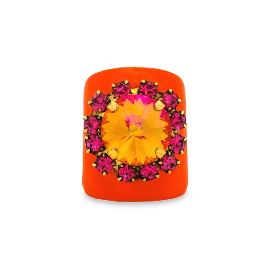 TOVA – wholesale Cocktail/statement ring – Jacci Ring in Enamel5