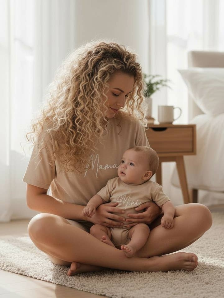 Mama Tee | Algodón/Bordado (Preorden) para venta al por mayor de ruby & elle .