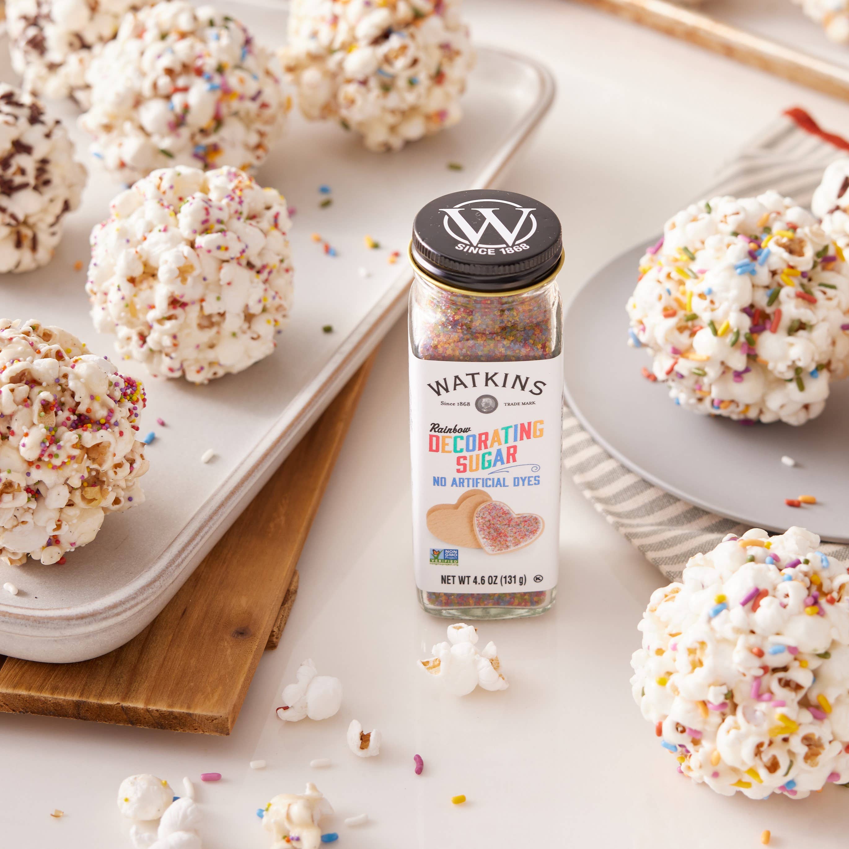 The Watkins Co. - Wholesale Sugar/Sweetener - Rainbow Decorating Sugar 4.6 oz4