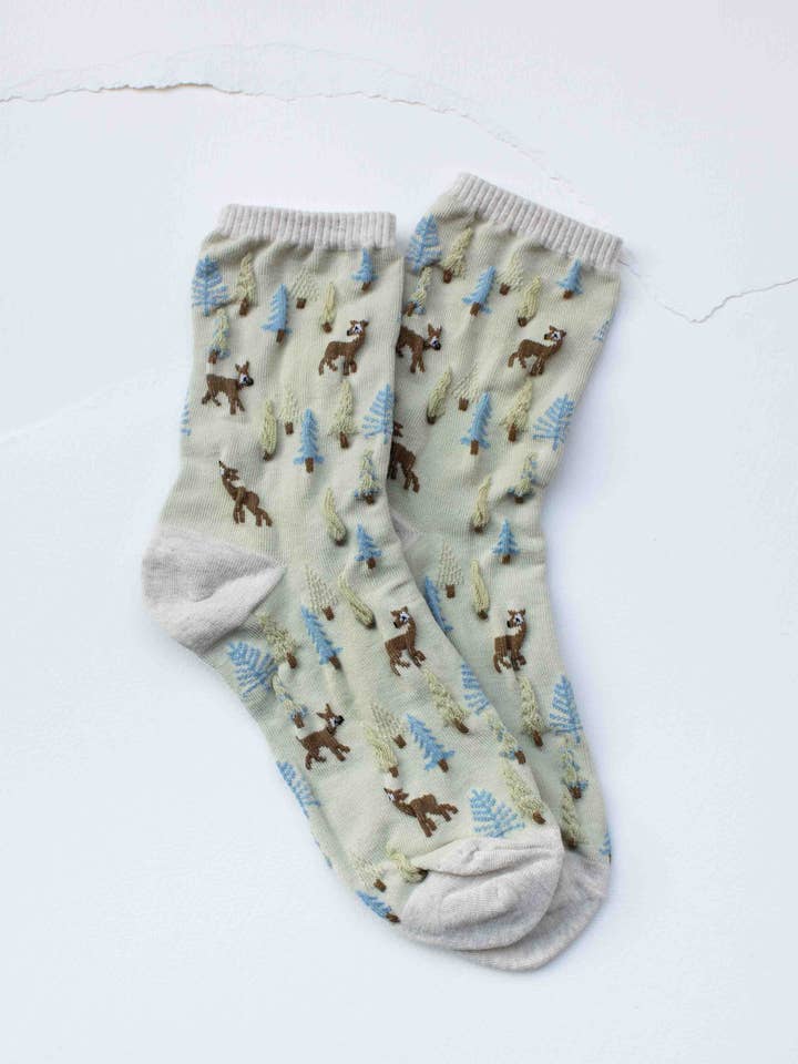 Tiepology - Wholesale Socks - Women's - Forest Friends Socks1
