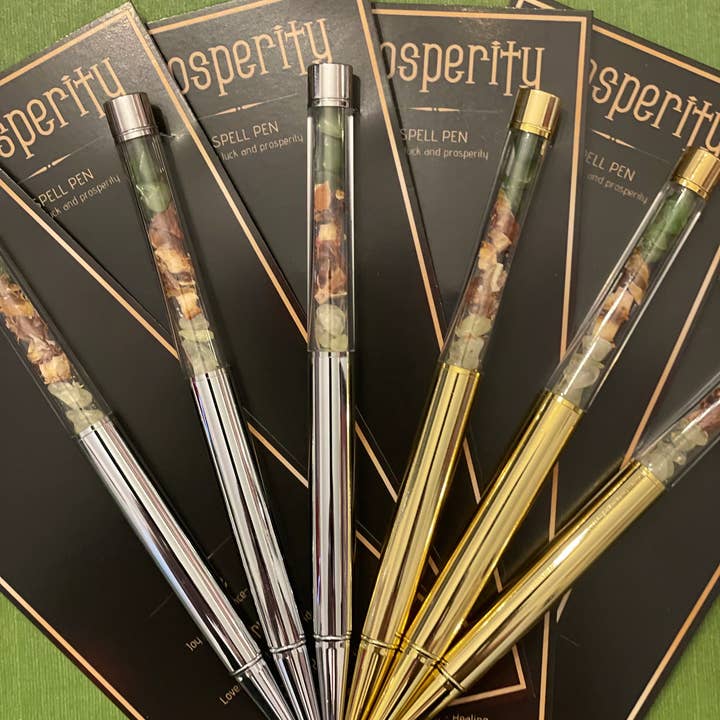 Vampire Unicorns - Wholesale Pen - Magickal Witchy Spell Pens / Bewitch Bliss Prosperity Serene4