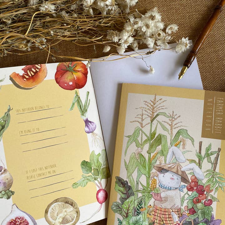 NananStudio - Wholesale Notebook - Notebook | Farmer Rabbit's Vege Garden3