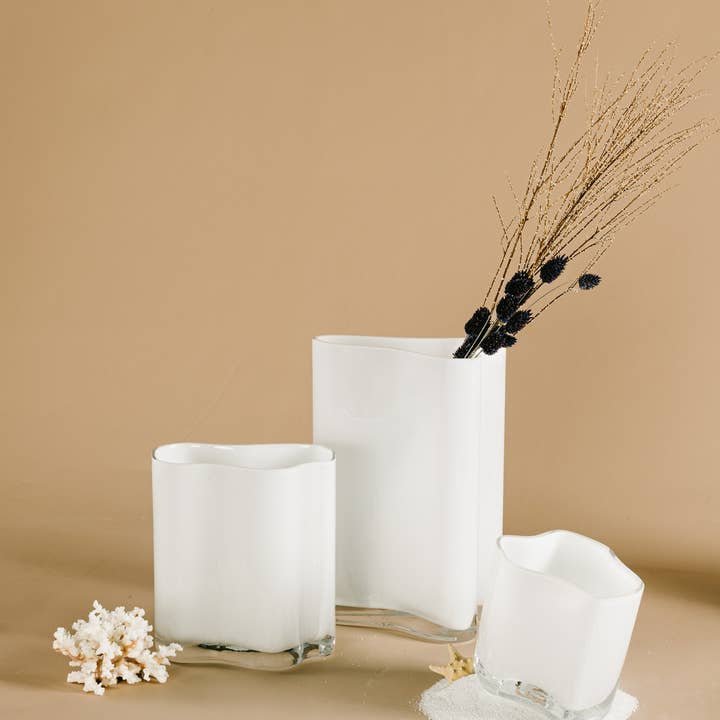 Element Accessories EU - Vendita all'ingrosso Ciotole/Piatti decorativi - Ciotola di design moderno, piatto, bianco: CORAL+ Aalto, COR06WH7