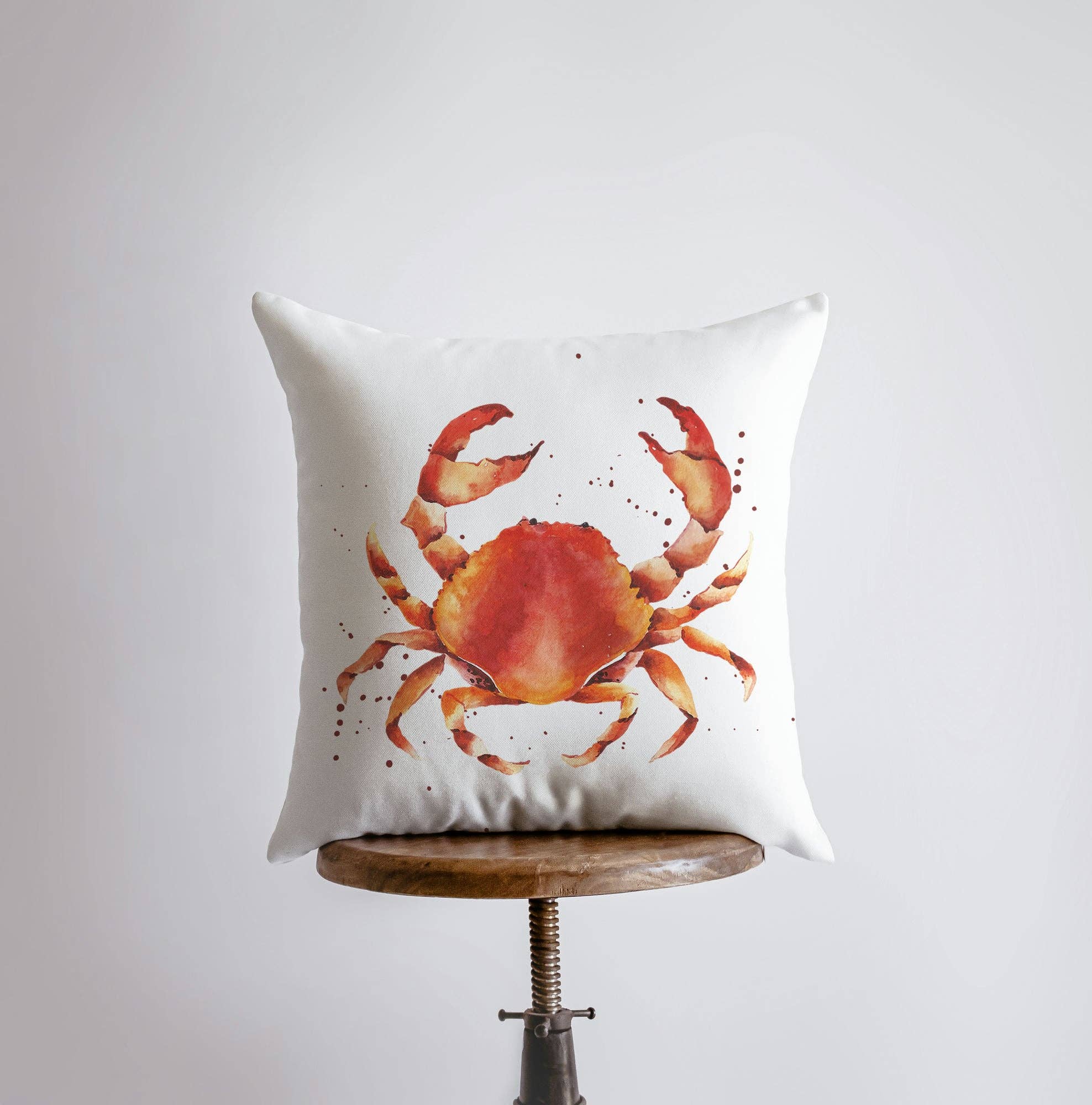 UniikPillows - Wholesale Throw Pillow Cover - Orange Crab | Pillow Cover | Throw Pillow | Home Decor | Modern Coastal Decor | Nautical | Ocean | Gift for her | Accent Pillow Covers
