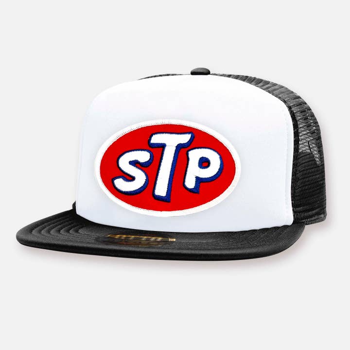 Webig Moto Company - Wholesale Trucker Hat - Unisex - STP FLAT BILL PATCH HAT2