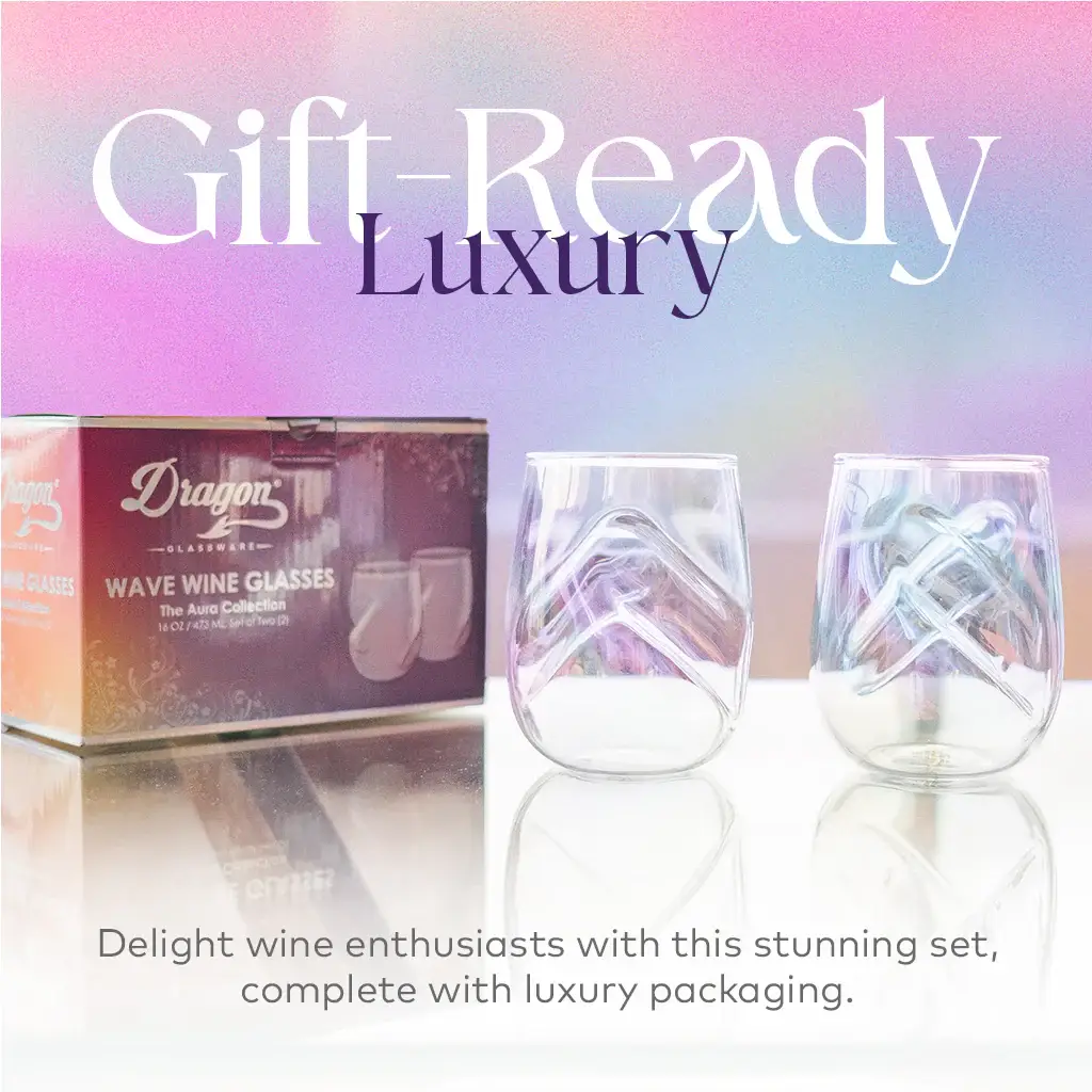 Dragon Glassware - Wholesale Wine Glass - Stemless Wine Glasses - The Aura Collection5