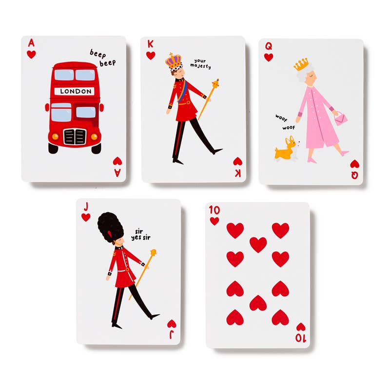 Puckator Ltd - Venta al por mayor Baraja de cartas - Baraja de cartas estándar London Souvenir3