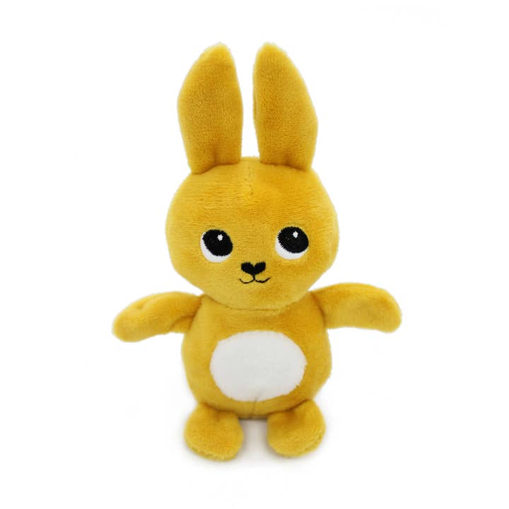 Les Déglingos, France - Wholesale Stuffed/Plush Toy - Kids & Baby - LES PTIPOTOS - 25CM MUM & BABY BUNNY PLUSH MUSTARD3