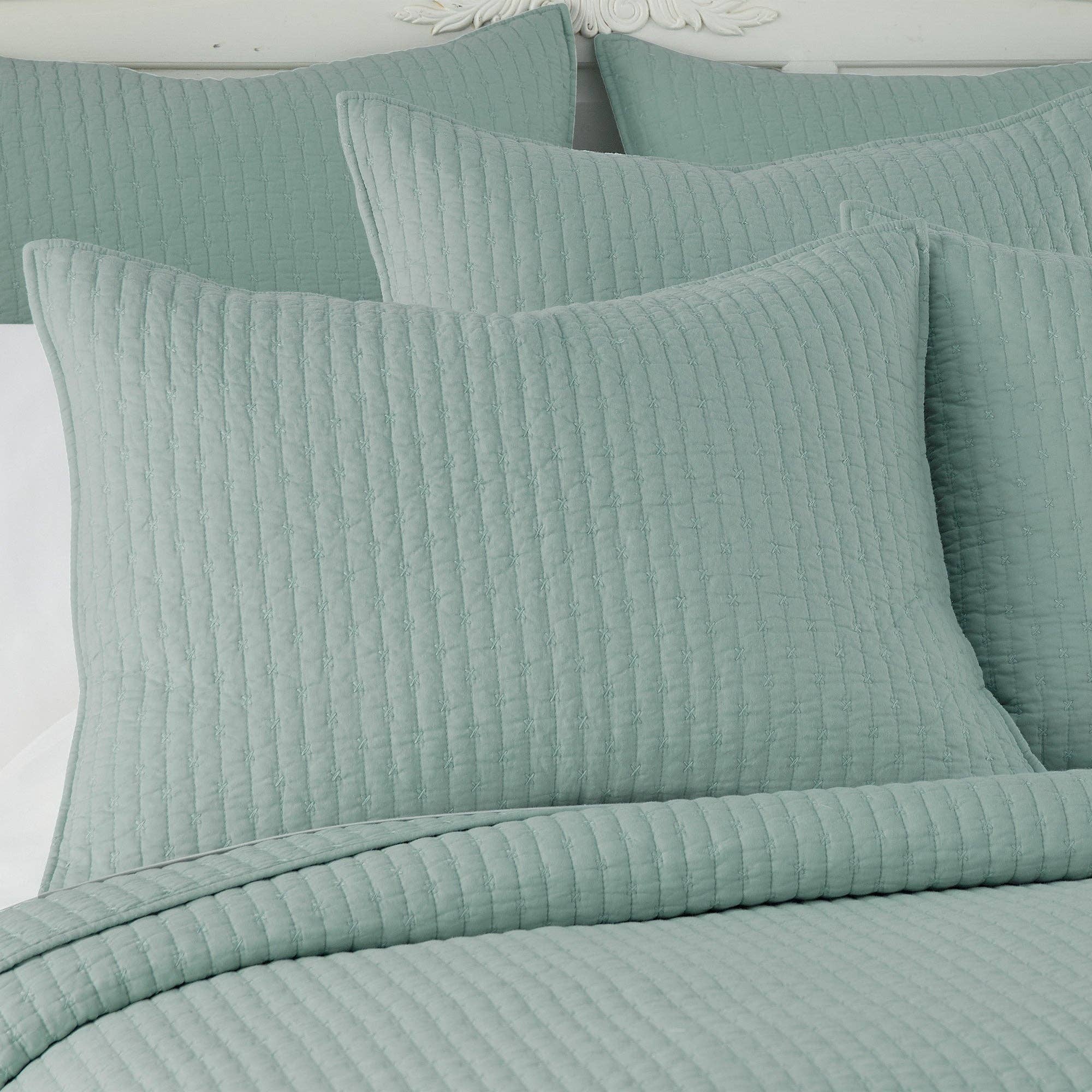 Levtex Home - Vente Parure de lit - Ensemble de couette en point de croix30