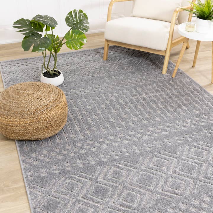 Tapis d'intérieur et d'extérieur gris Oskar pour animaux de compagnie pour la vente par Kalora