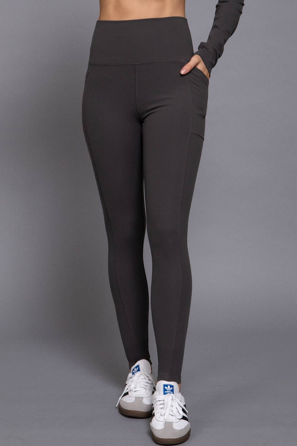 Active Basic | Active USA - Wholesale Athletic/Lounge Leggings - Women's - Waist Band Workout Leggings with Pocket34