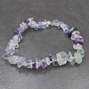 Shamans Crystal - Wholesale Beaded Bracelet - Crystal Chip Gemstone Bead Bracelet New Age Healing Chakra5