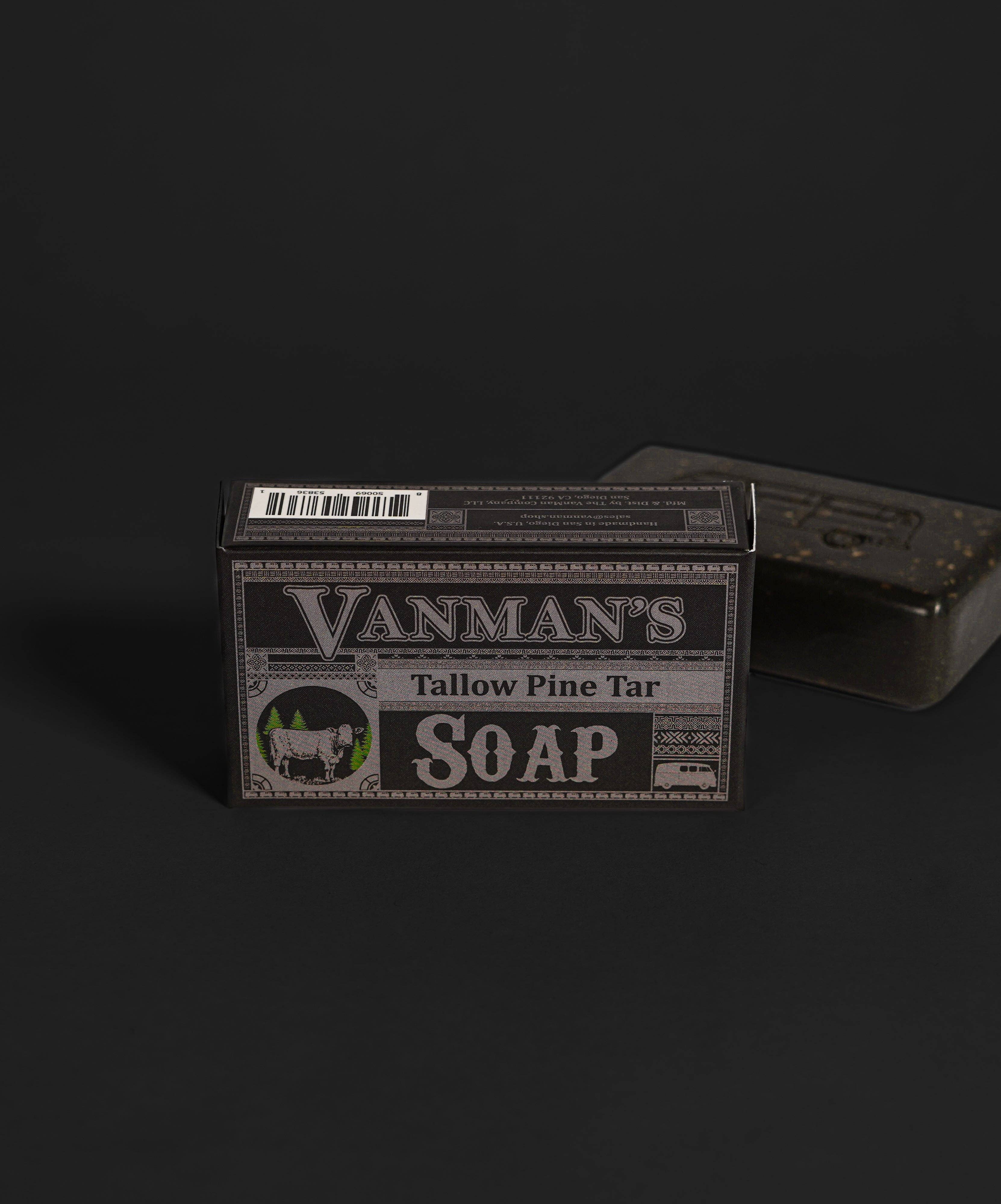 The VanMan Company - Wholesale Bar Soap - VanMan's Tallow & Pine Tar Soap