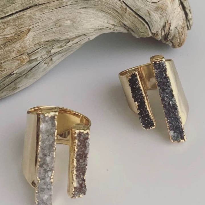 jools & joplin - Wholesale Cocktail/Statement Ring - Summer's Eve Split Ring2