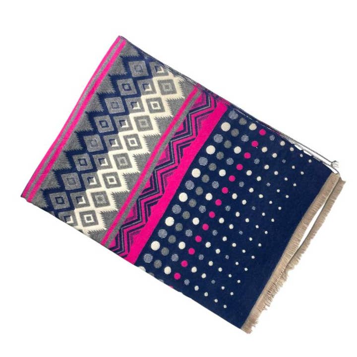 veelkleurig assortiment Mooie dames sjaal van wol en kasjmier van hoge kwaliteit voor groothandel op Faire8