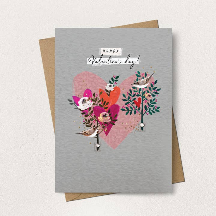 Stephanie Davies - Vendita all'ingrosso Biglietti per San Valentino - Albero a forma di cuore di buon San Valentino